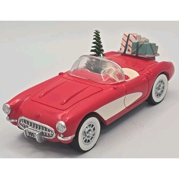 1991 Hallmark Ornament 1957 Chevrolet Corvette Classic American Cars New U12 - Picture 2 of 10